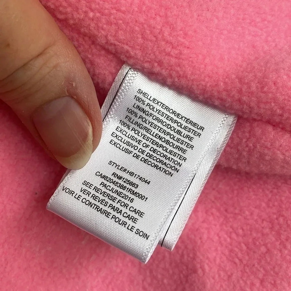 HB Sport Pink ColorBlock Fleece Lined Windbreaker - Picture 9 of 15